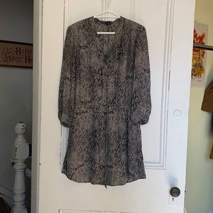 Babaton Snake Silk Dress